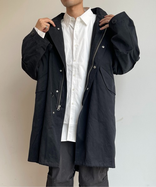 CPCM(シーピーシーエム)の「ルーズモッズコート(モッズコート・メンズ・カーキ/アイボリー/ブラック・MEDIUM/LARGE)」の22枚目の写真