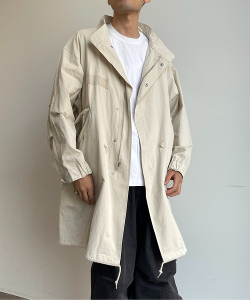 CPCM(シーピーシーエム)の「ルーズモッズコート(モッズコート・メンズ・カーキ/アイボリー/ブラック・MEDIUM/LARGE)」の18枚目の写真