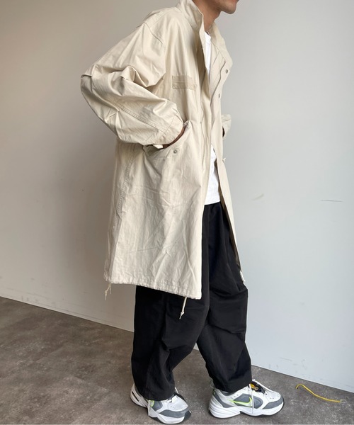 CPCM(シーピーシーエム)の「ルーズモッズコート(モッズコート・メンズ・カーキ/アイボリー/ブラック・MEDIUM/LARGE)」の17枚目の写真