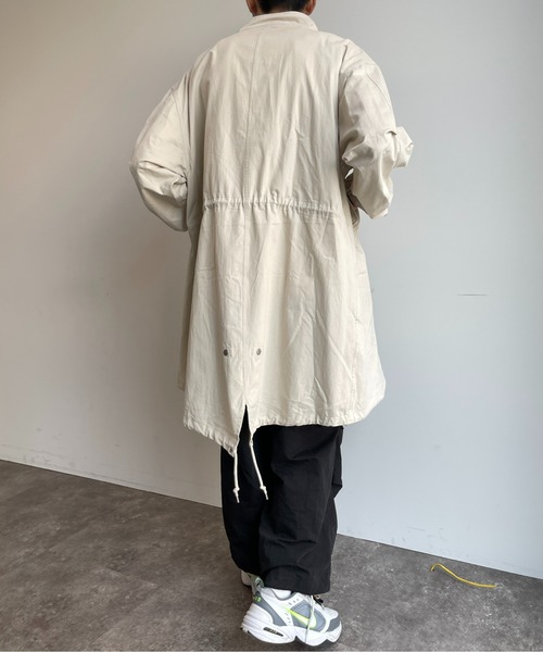 CPCM(シーピーシーエム)の「ルーズモッズコート(モッズコート・メンズ・カーキ/アイボリー/ブラック・MEDIUM/LARGE)」の16枚目の写真