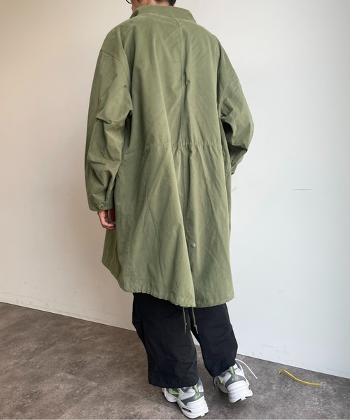 CPCM(シーピーシーエム)の「ルーズモッズコート(モッズコート・メンズ・カーキ/アイボリー/ブラック・MEDIUM/LARGE)」の14枚目の写真