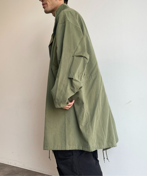 CPCM(シーピーシーエム)の「ルーズモッズコート(モッズコート・メンズ・カーキ/アイボリー/ブラック・MEDIUM/LARGE)」の13枚目の写真
