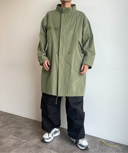 CPCM(シーピーシーエム)の「ルーズモッズコート(モッズコート・メンズ・カーキ/アイボリー/ブラック・MEDIUM/LARGE)」の7枚目の写真