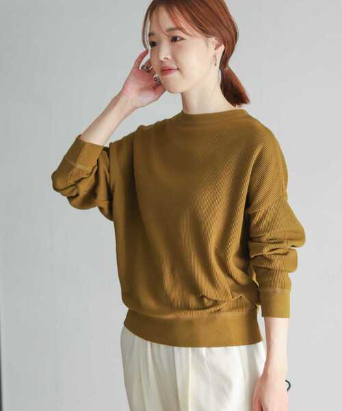 URBAN RESEARCH DOORS（アーバンリサーチドアーズ）の「タックフライスロングスリーブTシャツ（Tシャツ/カットソー・レディース・ブラック/オフホワイト/グレー系その他/イエロー系その他・MEDIUM）」の22枚目の写真