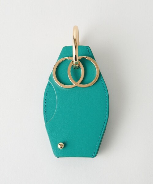 HASHIBAMI（ハシバミ）の「【一部別注】＜Hashibami＞キーリング ケース（キーケース/キーアクセサリー・レディース・ブラック/パープル/ケリー/ターコイズブルー/ピンク・FREE）」の4枚目の写真