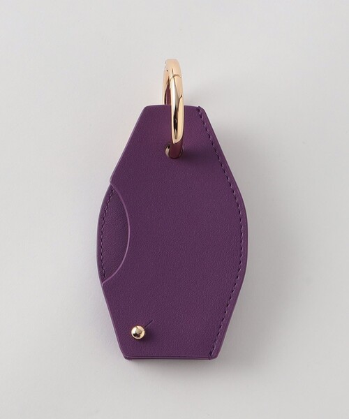 HASHIBAMI（ハシバミ）の「【一部別注】＜Hashibami＞キーリング ケース（キーケース/キーアクセサリー・レディース・ブラック/パープル/ケリー/ターコイズブルー/ピンク・FREE）」の6枚目の写真