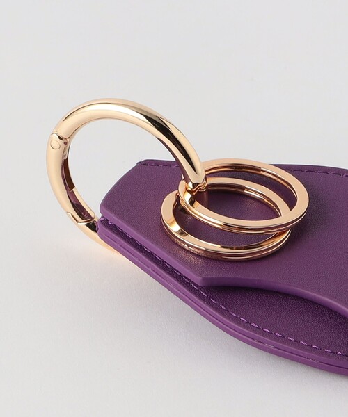 HASHIBAMI（ハシバミ）の「【一部別注】＜Hashibami＞キーリング ケース（キーケース/キーアクセサリー・レディース・ブラック/パープル/ケリー/ターコイズブルー/ピンク・FREE）」の10枚目の写真