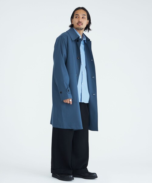 STUDIOUS ステンカラーコート marka（マーカ）の「STUDIOUS別注 WOOL COAT/ウールステンカラー