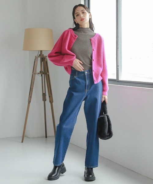 LAKOLE（ラコレ）の「12Gフレアスリーブモックネックニット / 298289（ニット/セーター・レディース・その他9/アイボリー/その他6/オフホワイト/オレンジ/セージグリーン/ベージュ/ブラック・SMALL/MEDIUM）」の13枚目の写真