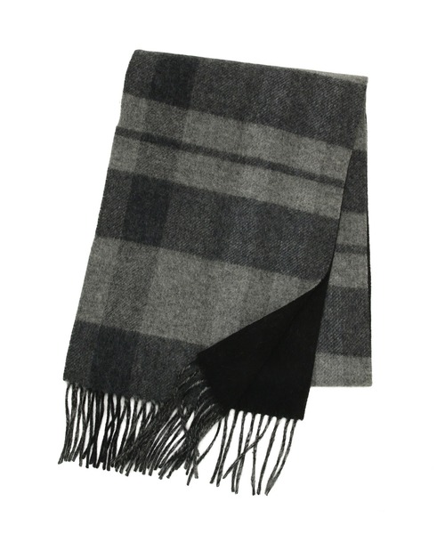 JUNRED（ジュンレッド）の「ウールリバーシブルマフラー（マフラー・メンズ・ブラック系その他/ブラウン系その他/ベージュ系その他・FREE）」の8枚目の写真