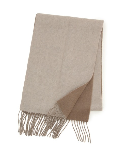 JUNRED（ジュンレッド）の「ウールリバーシブルマフラー（マフラー・メンズ・ブラック系その他/ブラウン系その他/ベージュ系その他・FREE）」の10枚目の写真