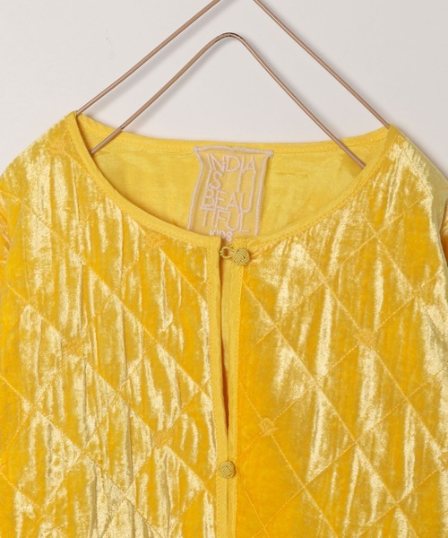 LOWRYS FARM（ローリーズファーム）の「ＩＮＤＩＡＩＳキルトジャケット　163525（その他アウター・キッズ・ブラック/イエロー・150cm/160cm）」の5枚目の写真