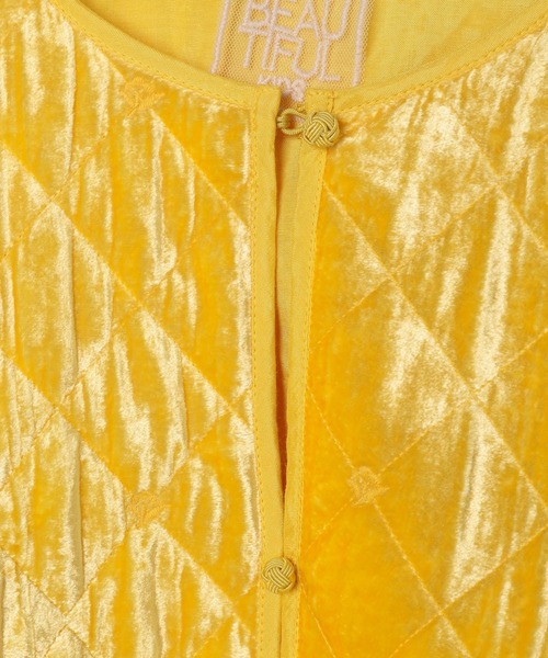 LOWRYS FARM（ローリーズファーム）の「ＩＮＤＩＡＩＳキルトジャケット　163525（その他アウター・キッズ・ブラック/イエロー・150cm/160cm）」の6枚目の写真