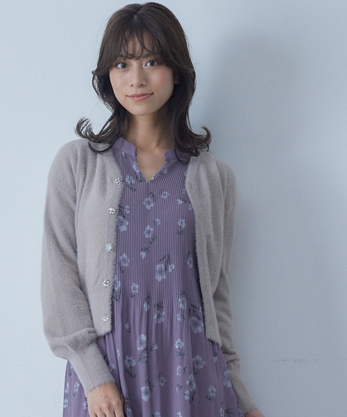 12Twelve Agenda(トゥエルブ アジェンダ)の「花柄消しプリーツ長袖ワンピース(ワンピース・レディース・ピンク/グリーン・M)」の20枚目の写真