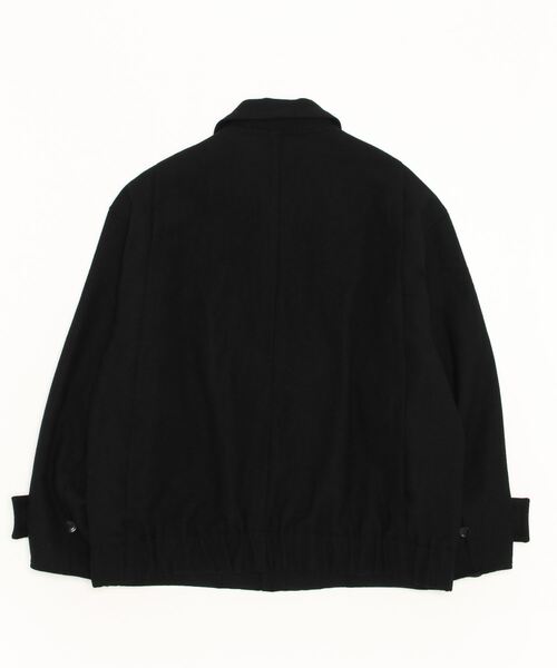 VOAAOV(ヴォアーブ)の「【VOAAOV】BISHU TUMBLER KERSEY WOOL Blouson(ブルゾン・メンズ・ブラック/ベージュ・1/2)」の9枚目の写真