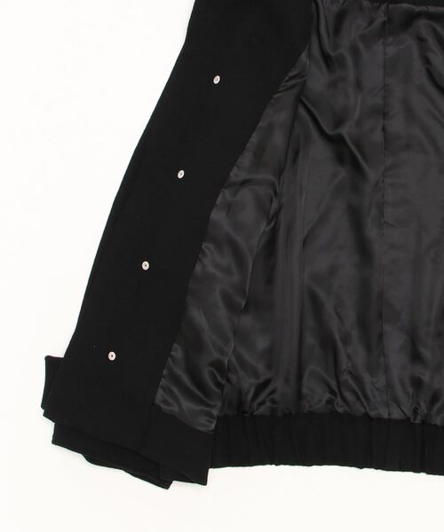 VOAAOV(ヴォアーブ)の「【VOAAOV】BISHU TUMBLER KERSEY WOOL Blouson(ブルゾン・メンズ・ブラック/ベージュ・1/2)」の11枚目の写真