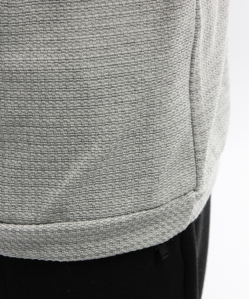 HARE(ハレ)の「【COOL MAX】リンクスモックネックカットソー(HARE)(Tシャツ/カットソー・メンズ・オフホワイト/ブラック/グレー・SMALL/MEDIUM)」の11枚目の写真