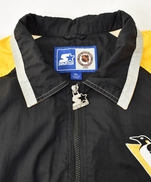 ヴィンテージ古着】90s STARTER/スターター×NHL PENGUINS 刺繍