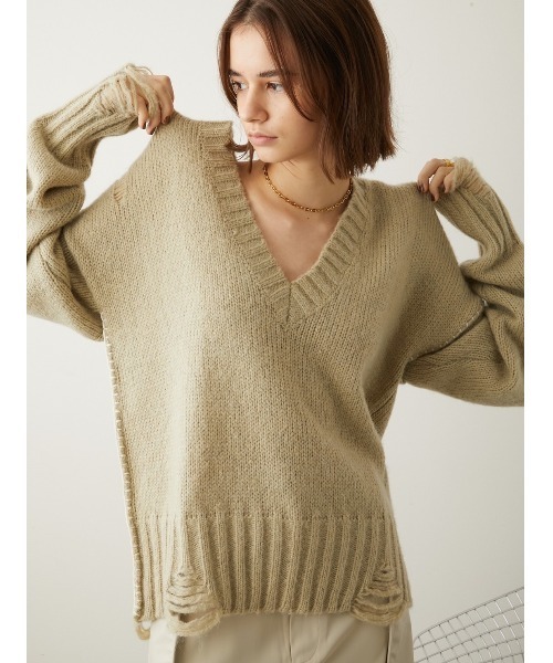 LA PEAU DE GEM（ラポドゥジェム）の「【LA PEAU DE GEM】モヘア