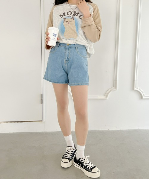 BOHEMSEO / デニムショートパンツ L BOHEMSEO / デニムショートパンツ L