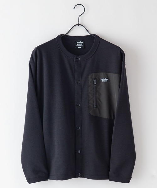 OUTDOOR PRODUCTS（アウトドアプロダクツ）の「【OUTDOOR PRODUCTS/アウトドアプロダクツ】防シワ  UVカット　ビッグシルエット　ポンチビッグポケット　カーディガン（カーディガン/ボレロ・メンズ・カーキ/ブラック/チャコールグレー・MEDIUM/LARGE/X-LARGE）」の18枚目の写真