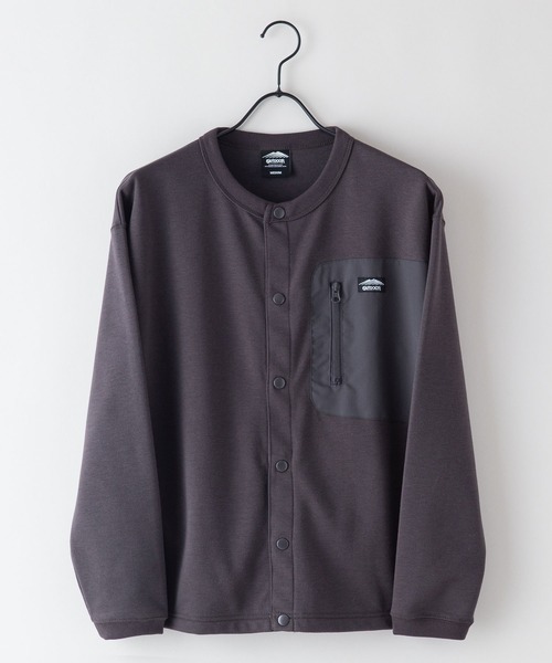 OUTDOOR PRODUCTS（アウトドアプロダクツ）の「【OUTDOOR PRODUCTS/アウトドアプロダクツ】防シワ  UVカット　ビッグシルエット　ポンチビッグポケット　カーディガン（カーディガン/ボレロ・メンズ・カーキ/ブラック/チャコールグレー・MEDIUM/LARGE/X-LARGE）」の17枚目の写真