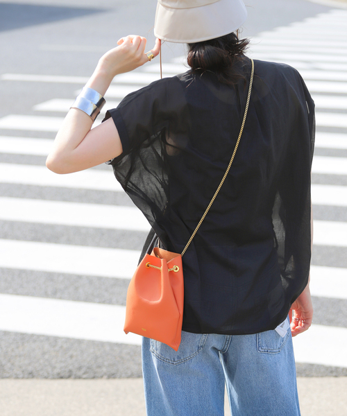 JOURNAL STANDARD（ジャーナルスタンダード）の「【TOV/トーヴ】TOO MINI：バッグ（クラッチバッグ・レディース・ホワイト/ブラック/イエロー/オレンジ・FREE）」の13枚目の写真