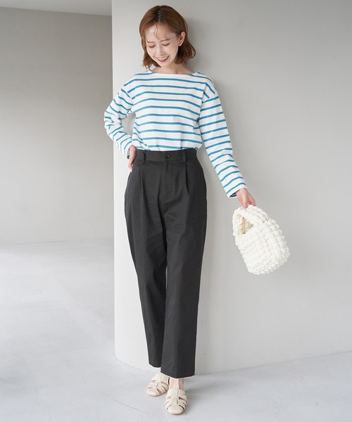 ROPE' PICNIC（ロペピクニック）の「綿ストレッチチノパンツ（チノパンツ・レディース・チャコールグレー/カーキ/ベージュ・36/38/40）」の13枚目の写真