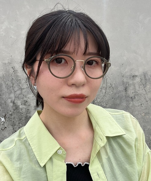 Zoff（ゾフ）の「ボストン型 めがね｜Zoff CLASSIC TREND（メガネ・レディース・ブラック/ブラウン/ピンク/グリーン・FREE）」の4枚目の写真