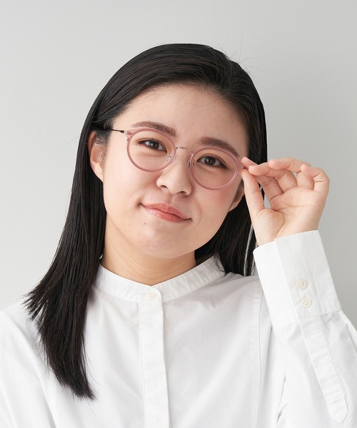 Zoff（ゾフ）の「ボストン型 めがね｜Zoff CLASSIC TREND（メガネ・レディース・ブラック/ブラウン/ピンク/グリーン・FREE）」の18枚目の写真