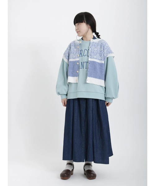 Samansa Mos2（サマンサ モスモス）の「裏毛ロゴアソートプリントスウェット（スウェット・レディース・レッド/ネイビー/グリーン/ミント/モカ/キナリ・ﾌﾘ-）」の22枚目の写真