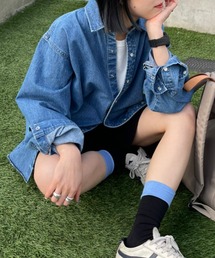 WHIMSIC | 【UNISEX】デニムウエスタンシャツ(シャツ/ブラウス)