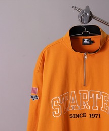 STARTER BLACK LABEL | (YO)【STARTER BLACK LABEL】ブランドロゴ ハーフジップ 長袖 Tシャツ(Tシャツ/カットソー)