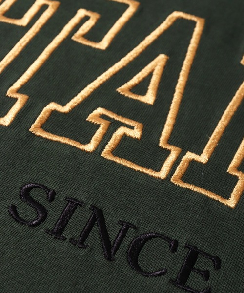 STARTER BLACK LABEL(スターターブラックレーベル)の「(YO)【STARTER BLACK LABEL】ブランドロゴ ハーフジップ 長袖 Tシャツ(Tシャツ/カットソー・メンズ・ブラック/グリーン/マスタード・MEDIUM/LARGE/X-LARGE)」の18枚目の写真