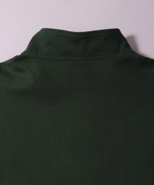 STARTER BLACK LABEL(スターターブラックレーベル)の「(YO)【STARTER BLACK LABEL】ブランドロゴ ハーフジップ 長袖 Tシャツ(Tシャツ/カットソー・メンズ・ブラック/グリーン/マスタード・MEDIUM/LARGE/X-LARGE)」の19枚目の写真