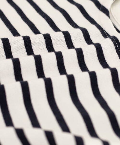 【セール】マリニエール半袖プルオーバー（スウェット）｜PETIT BATEAU（プチバトー）