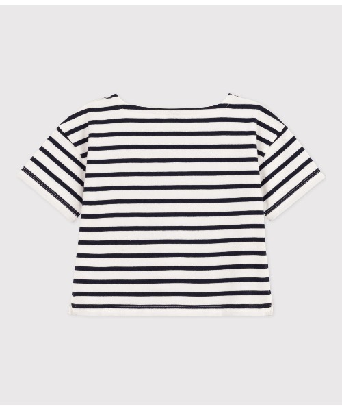 【セール】マリニエール半袖プルオーバー（スウェット）｜PETIT BATEAU（プチバトー）