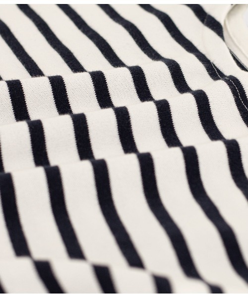 【セール】マリニエール半袖プルオーバー（スウェット）｜PETIT BATEAU（プチバトー）