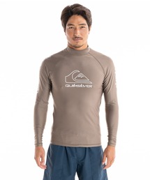 Quiksilver（クイックシルバー）の「NEW TOURS LS/クイックシルバー長袖ラッシュガード(水着）（ラッシュガード・メンズ）」