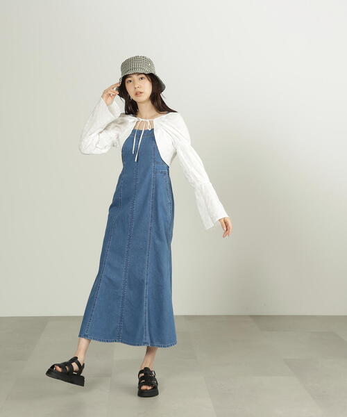 FREE'S MART（フリーズマート）の「◆前後2Wayエンブロイダリーレースボレロ（カーディガン/ボレロ・レディース・ホワイト/ブラック・FREE）」の16枚目の写真