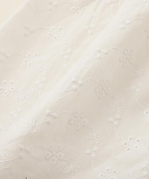 FREE'S MART（フリーズマート）の「◆前後2Wayエンブロイダリーレースボレロ（カーディガン/ボレロ・レディース・ホワイト/ブラック・FREE）」の9枚目の写真