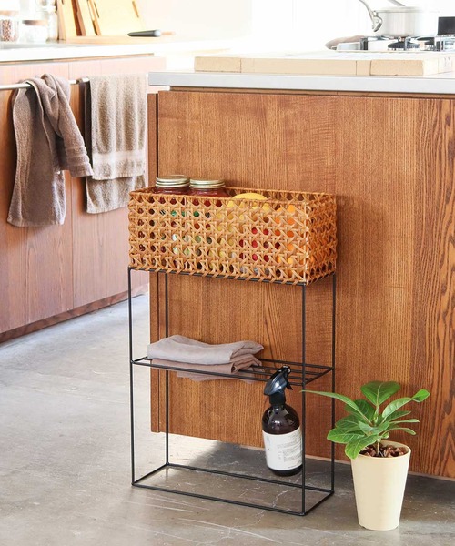 Creer（クレエ）の「UTILE(ユティル)オクタ ポットスタンド Ｓ ワイド（収納グッズ・レディース・ブラウン・ONE SIZE）」の2枚目の写真