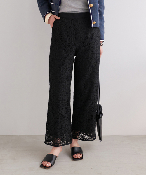 ヴェルメイパーイエナ　レースワイドパンツ セール】レースワイドパンツ（その他パンツ）｜VERMEIL par iena