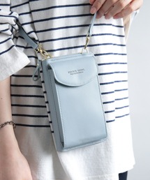 Wallet shoulder bag／お財布ショルダー／silver 楽天市場】お財布ショルダー 本革（カラーシルバー）（財布