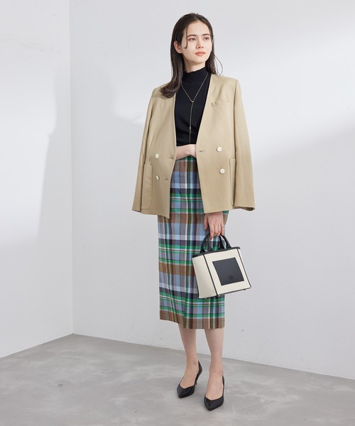 ROPE'（ロペ）の「【ITALY】ハイネックノースリーブニット（Tシャツ/カットソー・レディース・ホワイト/ブラック/グリーン・FREE）」の17枚目の写真