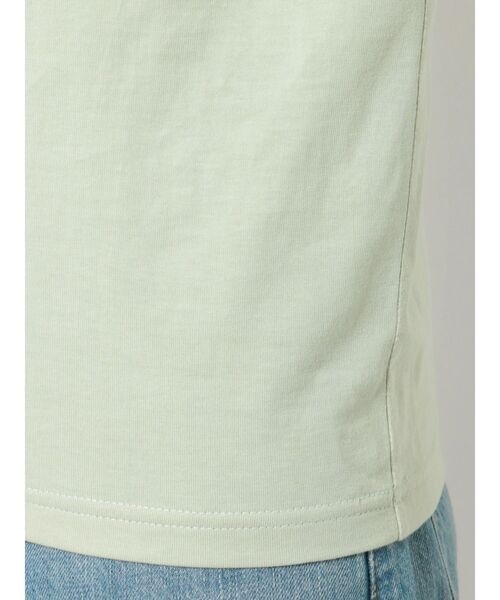 Ungrid(アングリッド)の「オーガビッツコットンバックオープンTee(Tシャツ/カットソー・レディース・レッド/オフホワイト/ブラック/ミント・FREE)」の13枚目の写真
