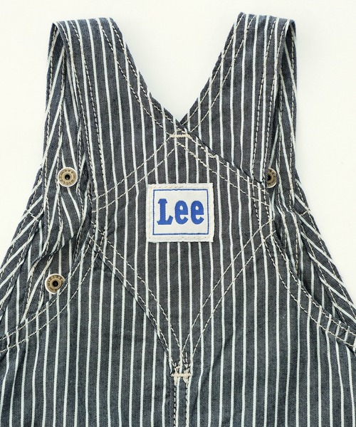 Lee(リー)の「【70-90cm】ベビー ファーストデニムオーバーオールスカート(ジャンパースカート・キッズ・インディゴブルー/ブルー/ストライプ・90/80/70)」の17枚目の写真