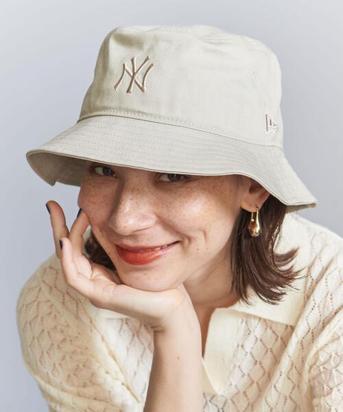 NEW ERA（ニューエラ）の「【別注】＜NEW ERA＞バケットハット（ハット・レディース・ブラック/ベージュ・FREE）」の6枚目の写真