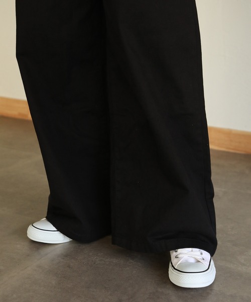 aity（アイティ）の「ウエストゴムストレッチツイルベイカーパンツ（デニムパンツ・レディース・ブラック/カーキ/ベージュ・M）」の21枚目の写真