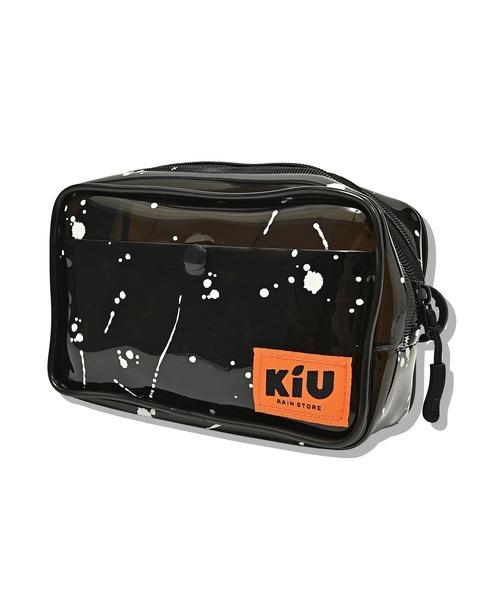 KiU（キウ）の「PVC クリアポーチL（ポーチ・レディース・ブラック系その他/ブラック系その他2/イエロー系その他/パープル系その他/ホワイト系その他/ブラウン/ブルー系その他・FREE）」の17枚目の写真